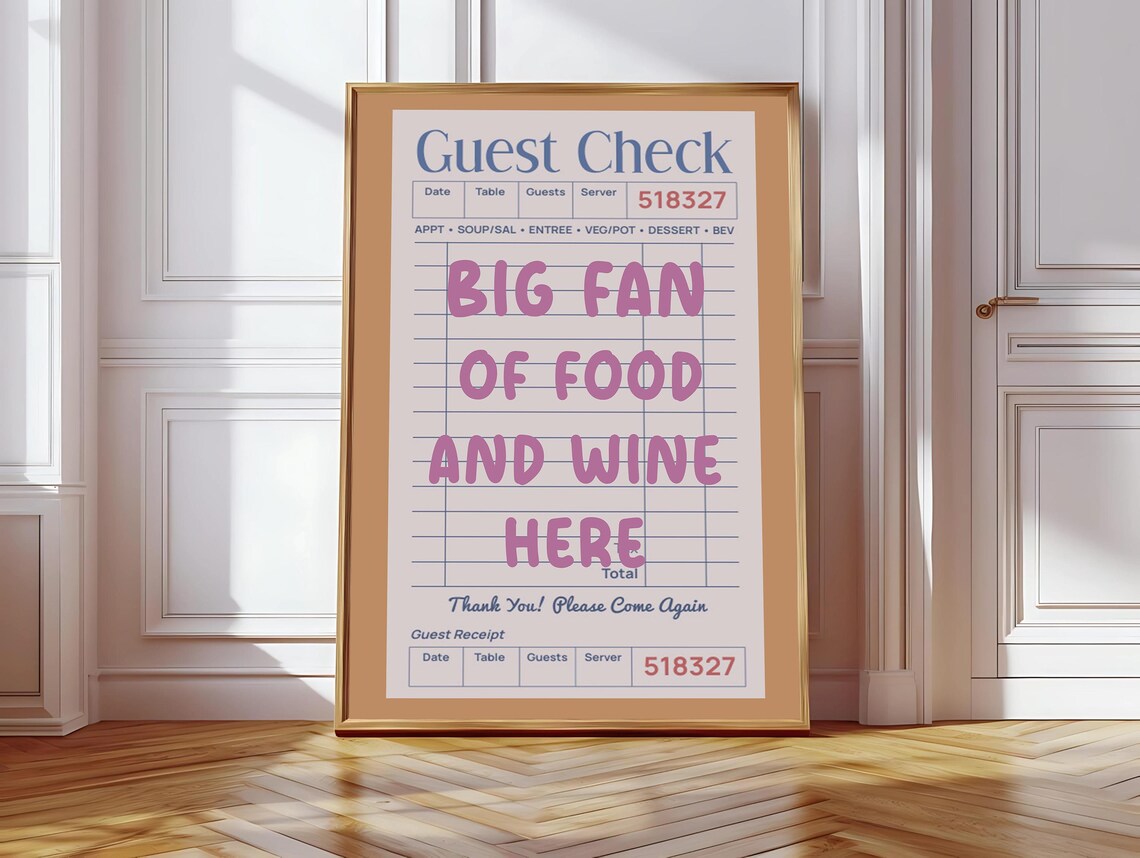 Wine Not Poster, Wine Art Kitchen Decor