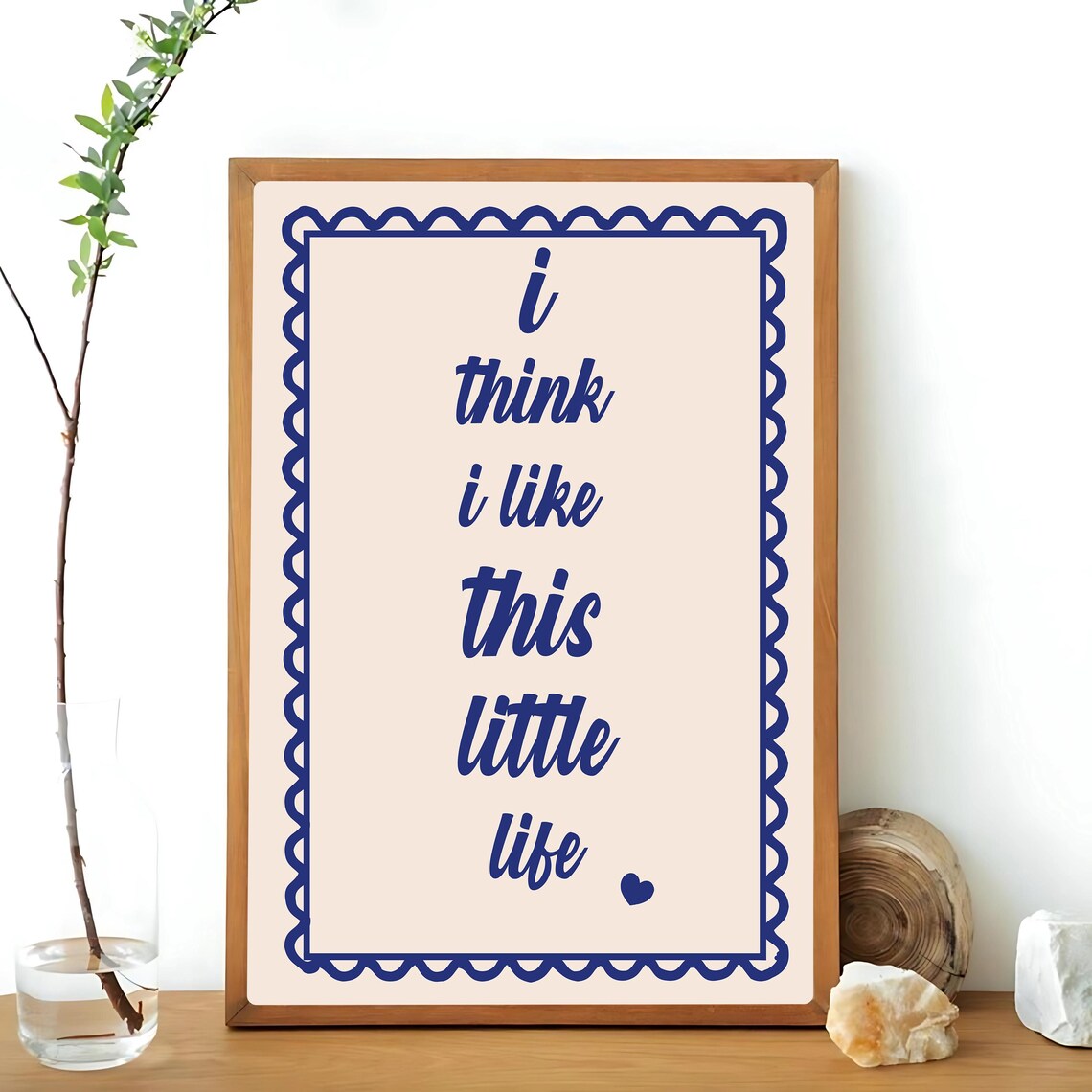I Think I Like This Little Life, Affirmation Poster - Image 3