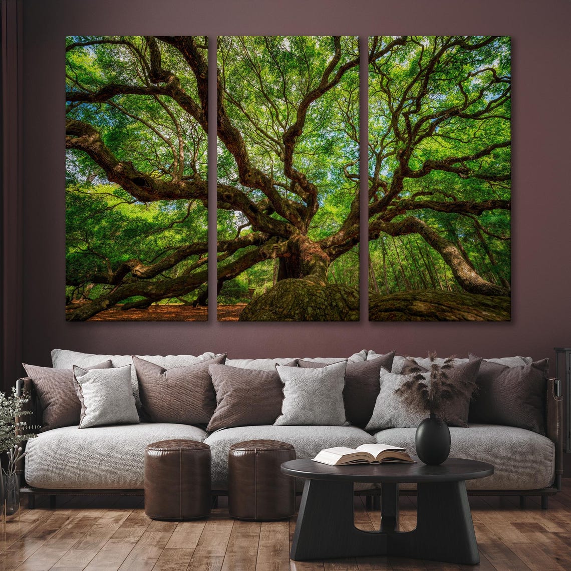 Angel Oak Massive Live Oak Canopy Sprawling Branches Wall Art - Image 6