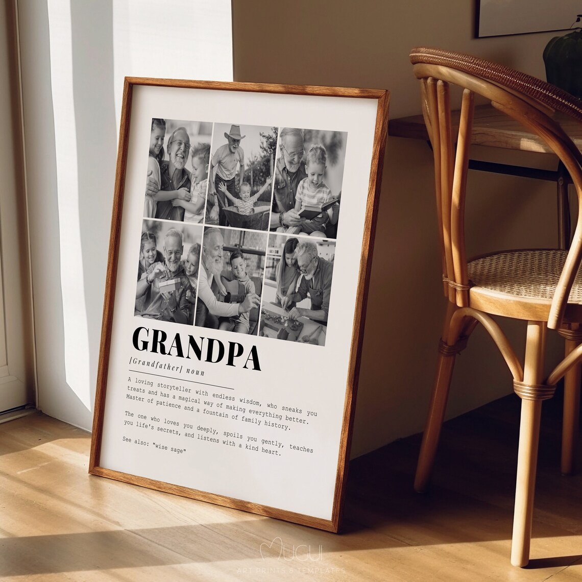 Grandpa Definition Poster, Father’s Day Gift - Image 2