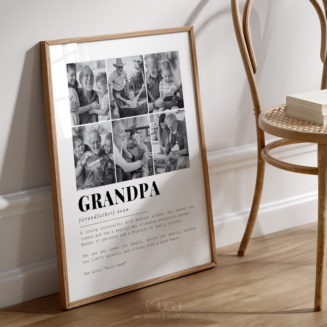 Grandpa Definition Poster, Father’s Day Gift - Image 4