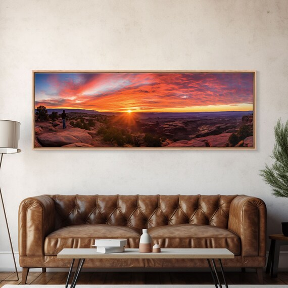 Panoramic Of Canyonlands National Park Extra Large Wall Art Panoramic Wall Art Panoramic Print Landscape Photography Landscape Print
