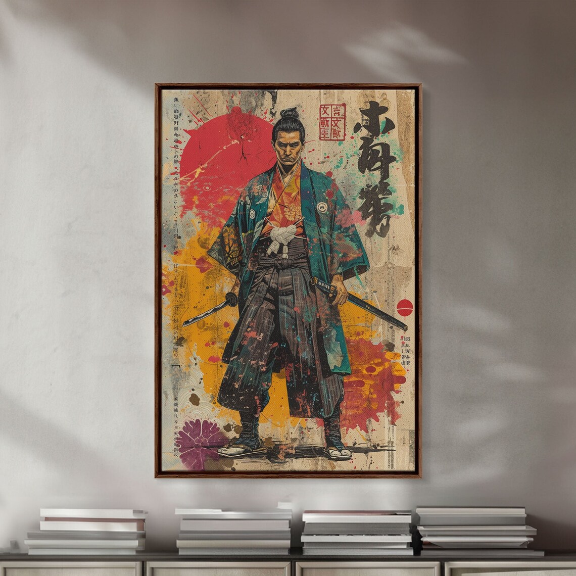 Abstract Samurai Japanese Poster Print, Cultural Wall Art - Image 4