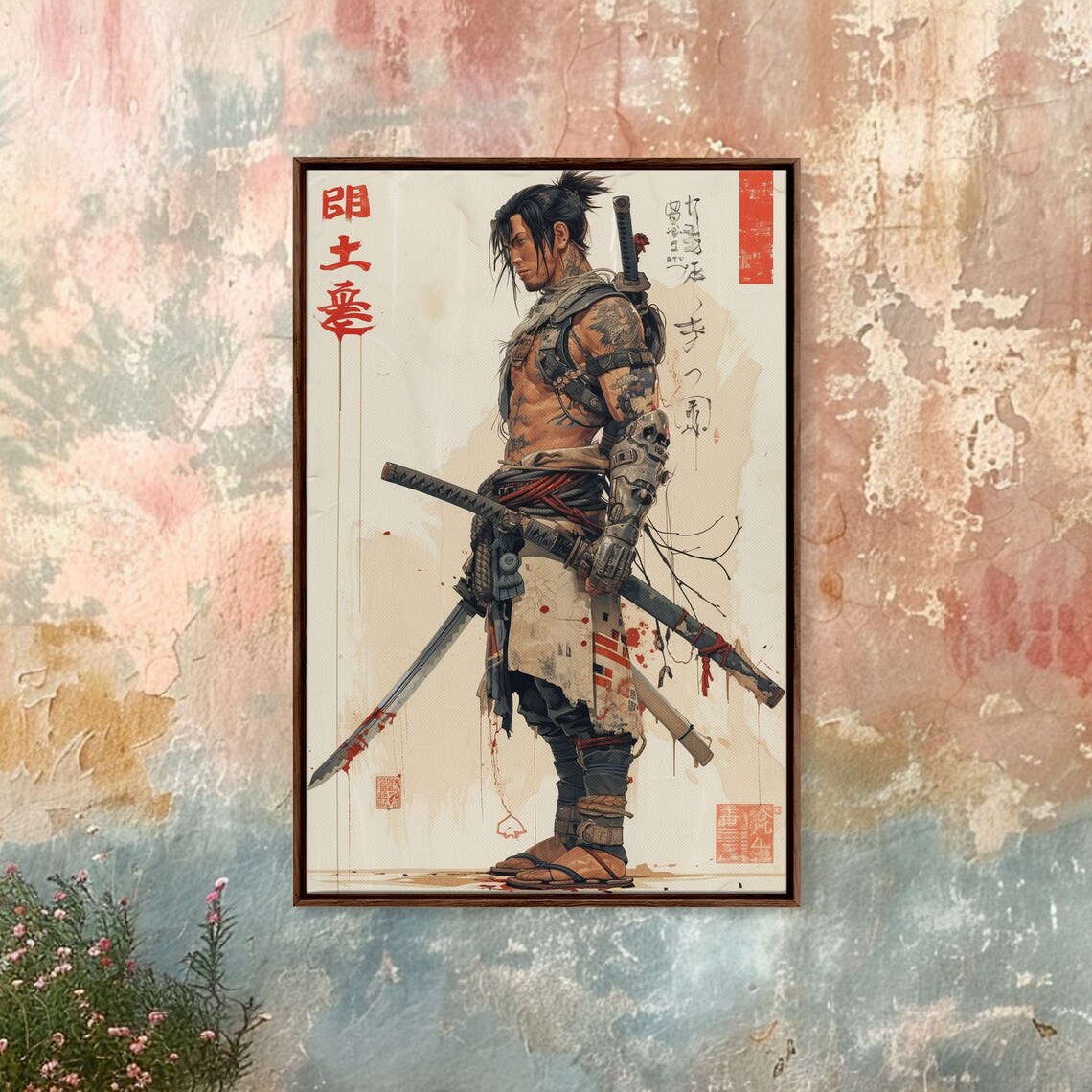 Modern Samurai Warrior Japanese-Inspired Art Print - Image 3