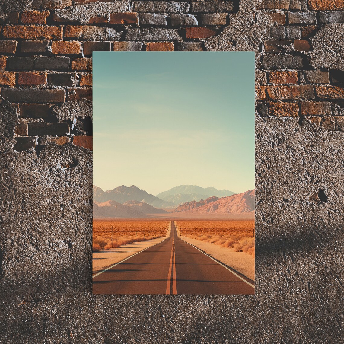 Desert Landscape Desert Wall Art Mountains Wall Art Print Wall Hanging Portrait Art Home Decor Prints Office Wall Decor - Image 5