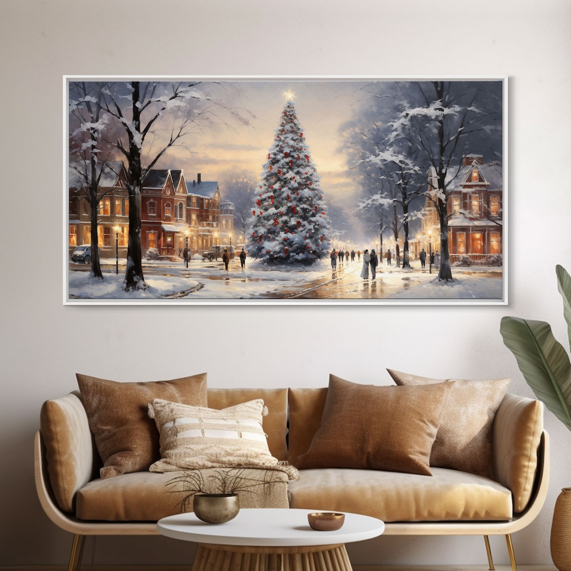 Christmas Winter Wonderland Art Print, Living Room Decor - Image 5