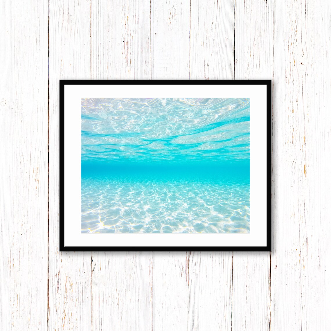 Bahamas Water Print Beach Photography Art Print - Image 2