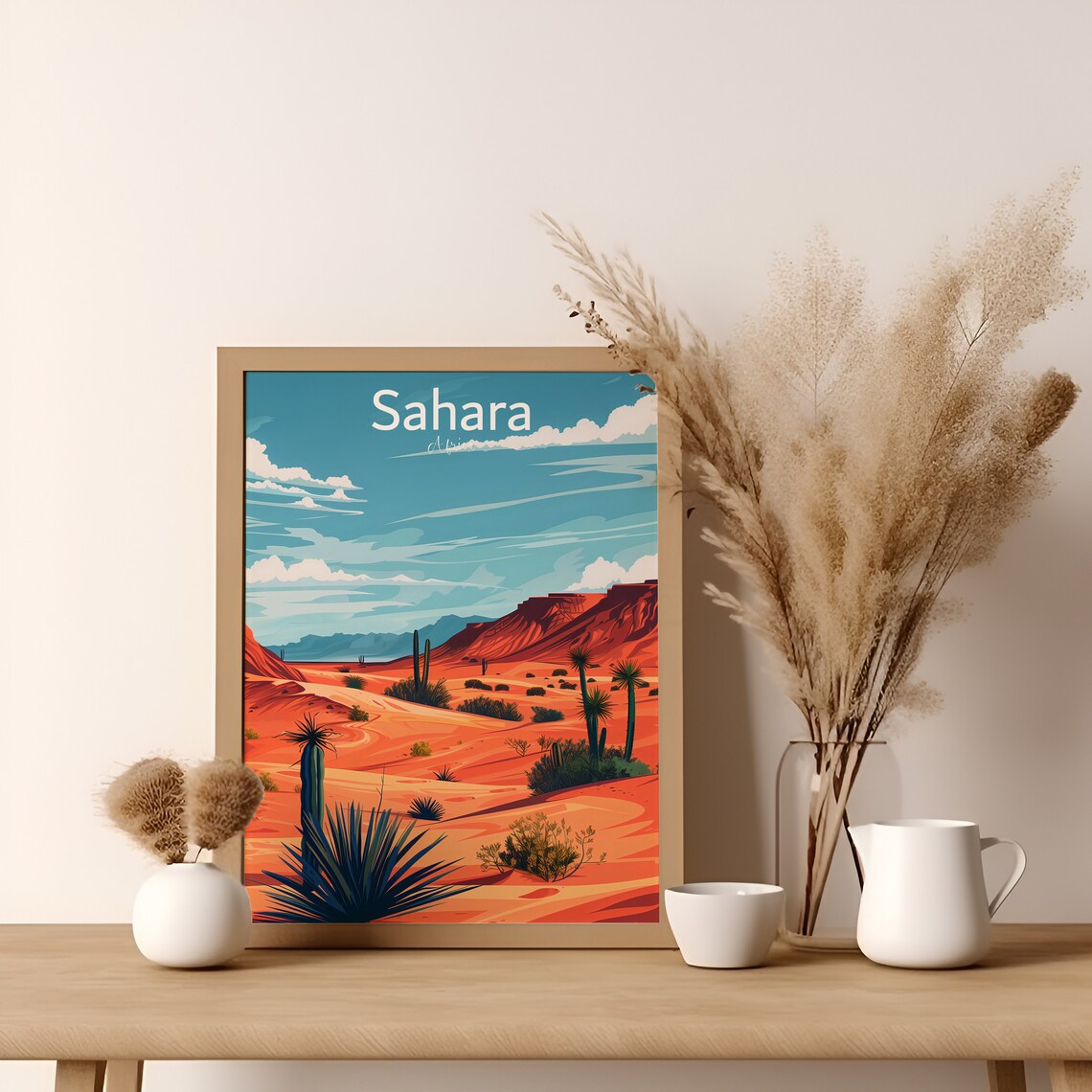 Sahara, Red Sands In Africa Travel Poster - Image 4