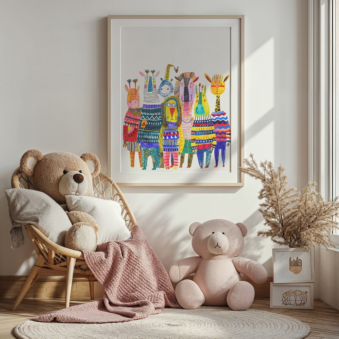 Safari Animals Nursery Wall Art, Jungle Posters - Image 4