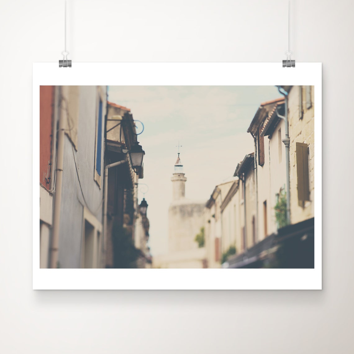 Sale France Photograph Aiguesmortes Print Travel Photography French Architecture Decor Discounted 8x10