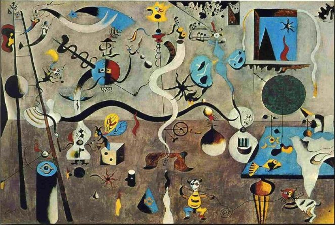 Joan Miro The Harlequin's Carnival Playful Surrealist Art Poster - Image 2