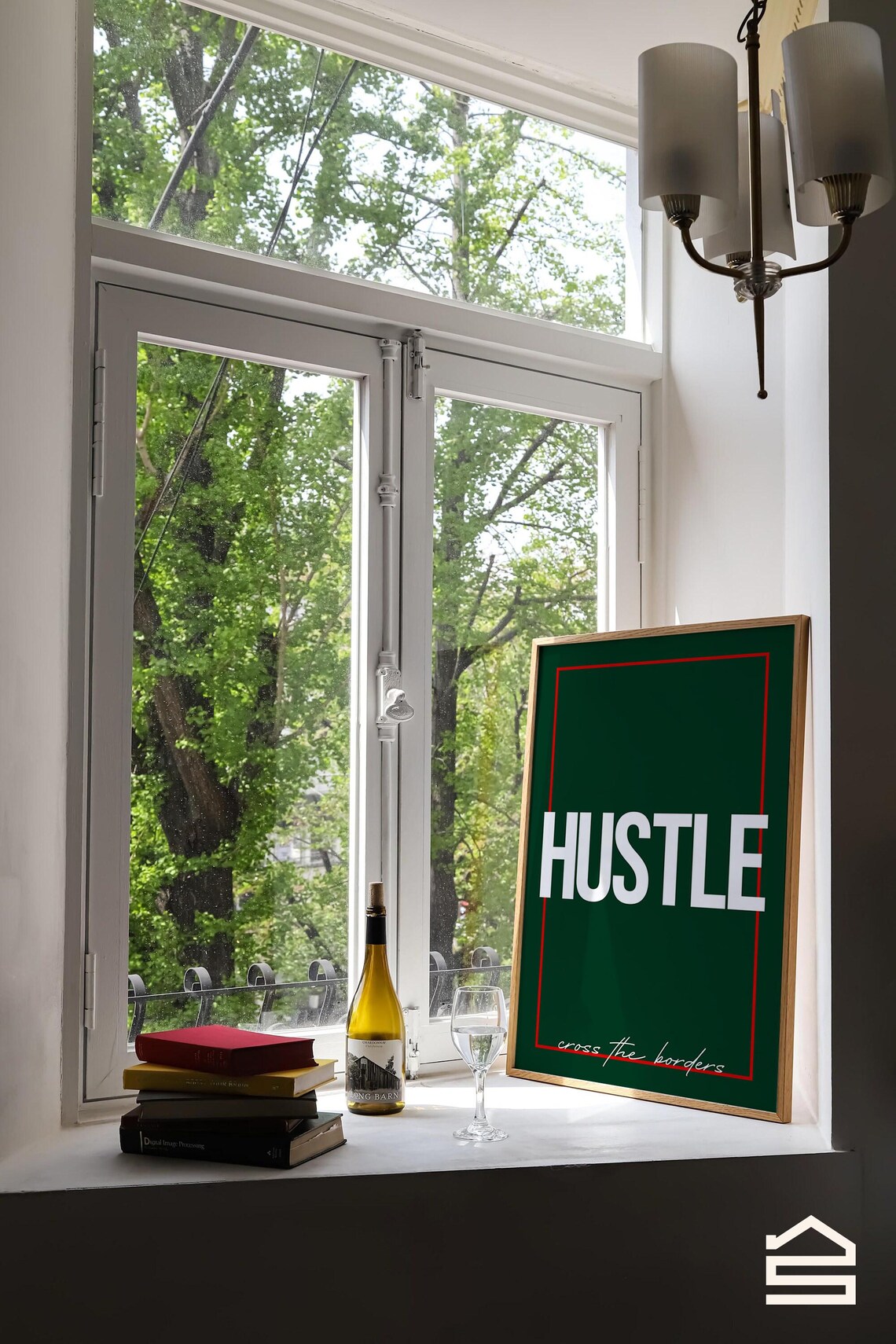 Hustle Quote, Minimalist Office Decor Poster - Image 4