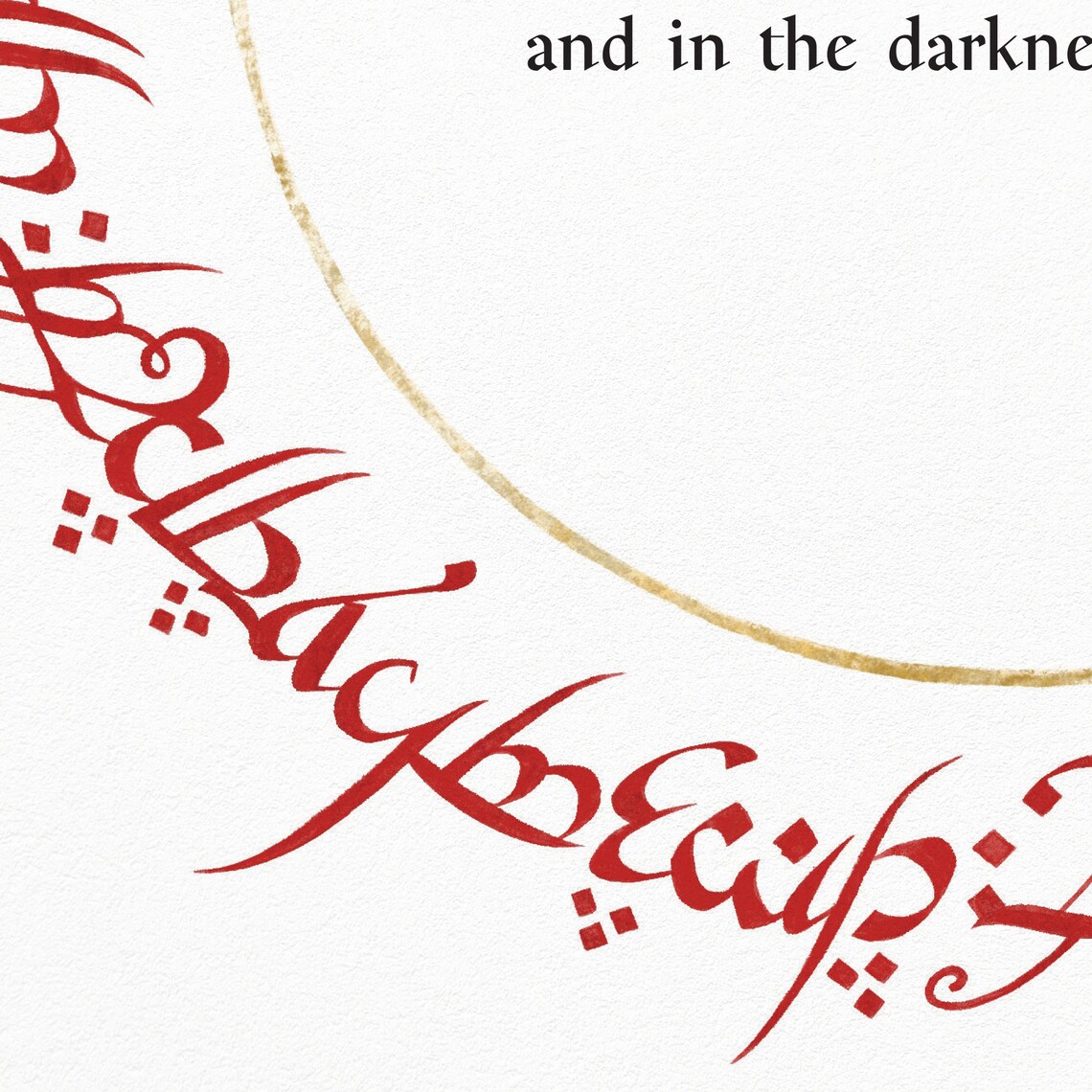 J. R. R. Tolkien Quote Art Print, Lord of the Rings - Image 2