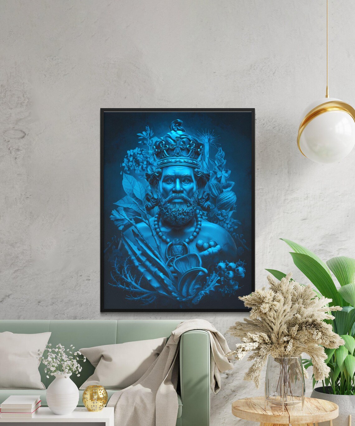 Cuban Santeria Art Print, Yoruba Orishas Spiritual Decor - Image 3