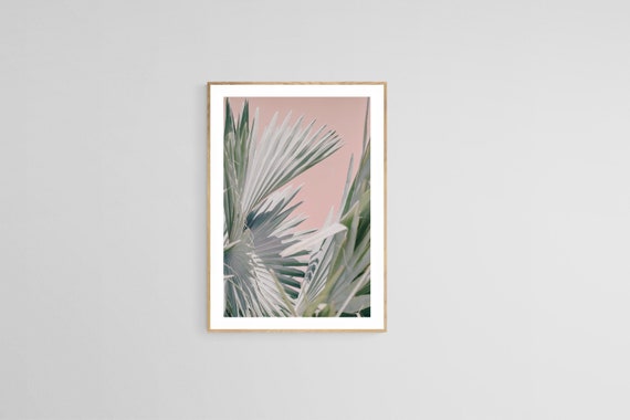 Palm Tree Print, Tropical Beach Decor Art Print
