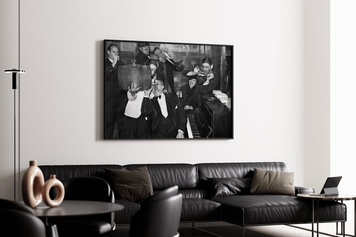 End Of Prohibition 1930s Vintage Wall Art Print - Image 2