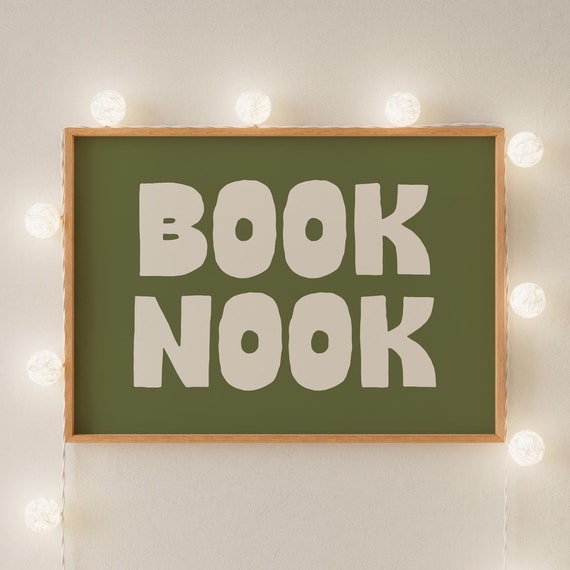Book Nook Wall Art, Gallery Wall Reading Prints