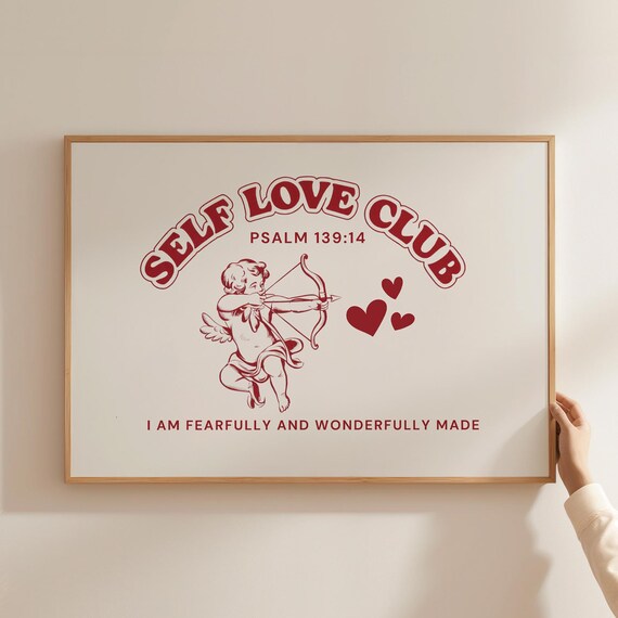 Psalm 139 I Am Fearfully And Wonderfully Made Trendy Valentines Day Christian Valentine Decor Self Love Club