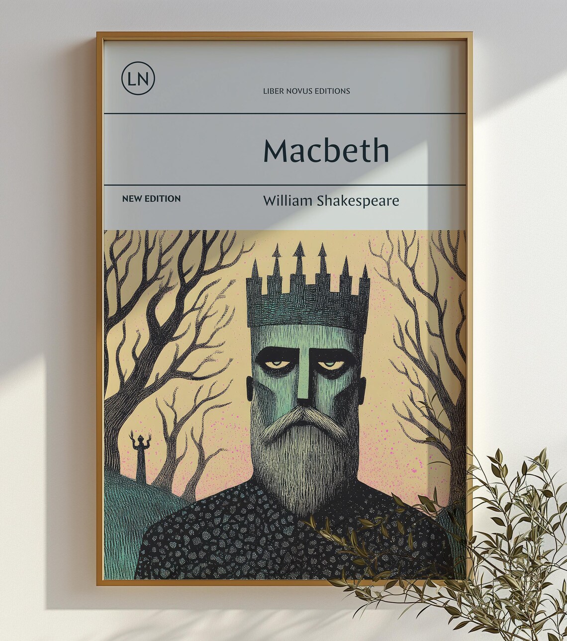 Macbeth Shakespeare Literary Theater Art Poster - Image 2