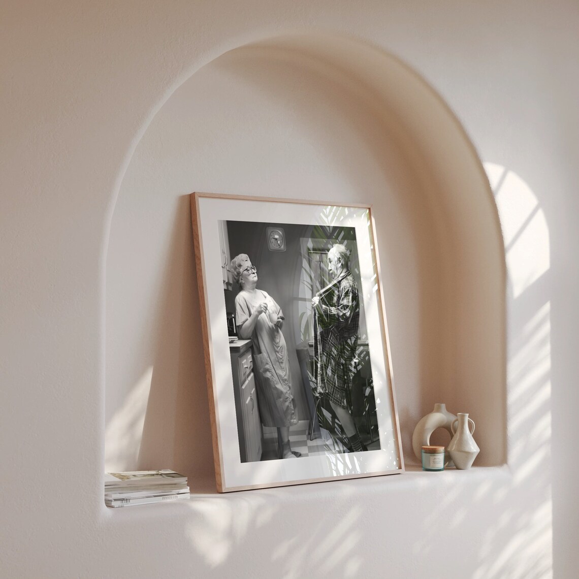 Grandpa Flashing Nana Vintage Humor Art Print - Image 3