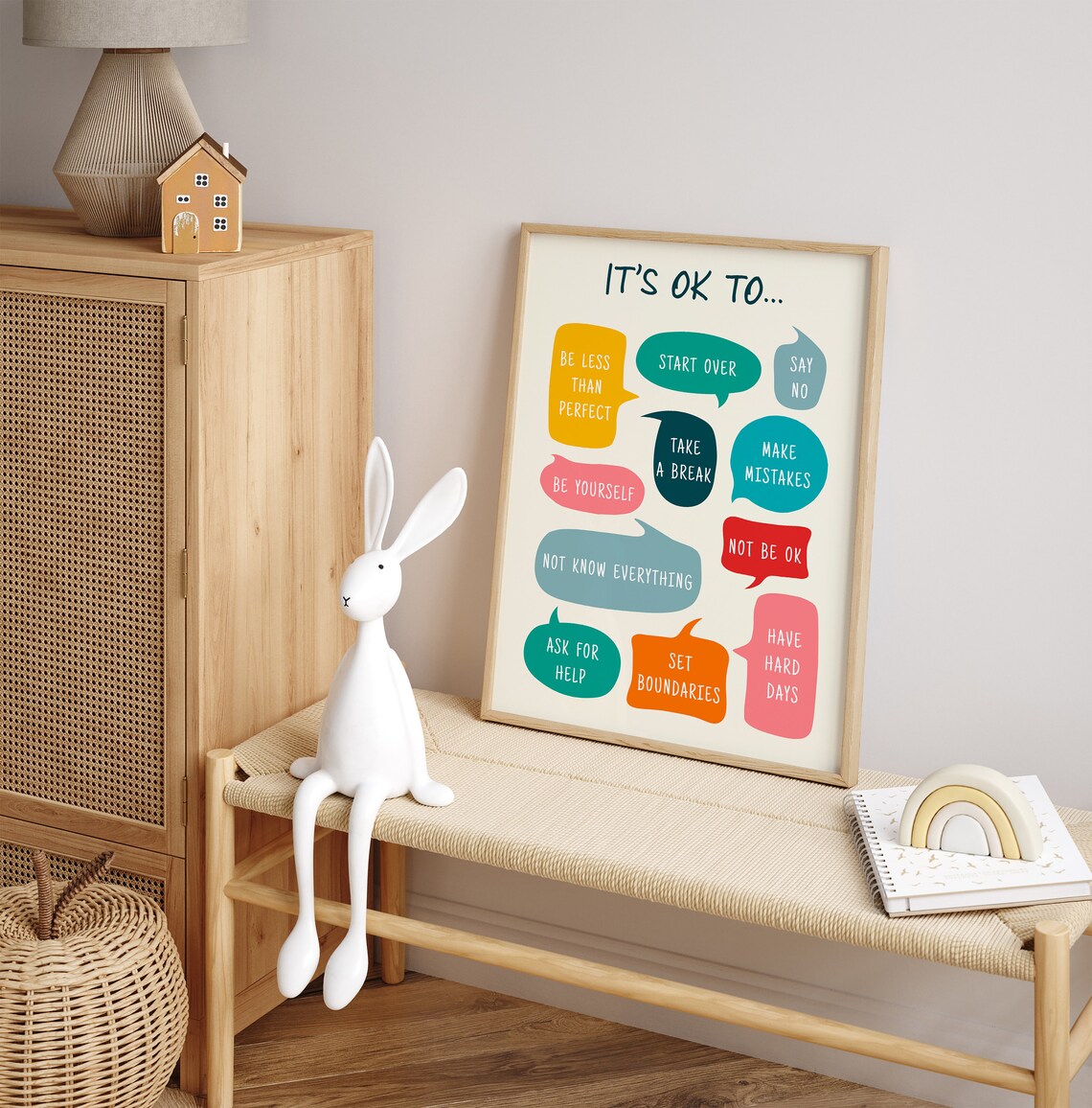 Its Ok To Not Be Ok Mental Health Poster - Image 2