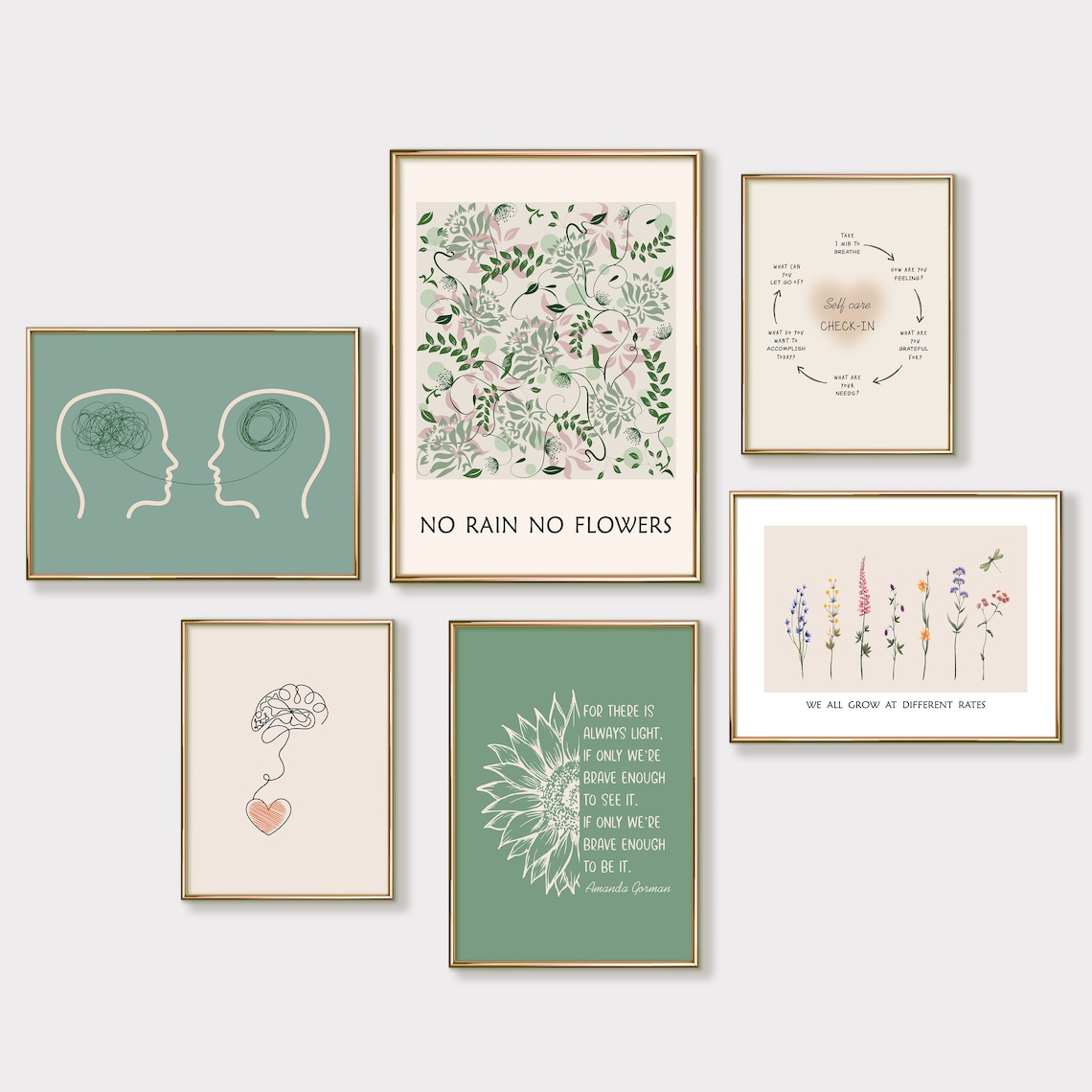 Mental Health Posters, Psychology Quote Art Print - Image 3