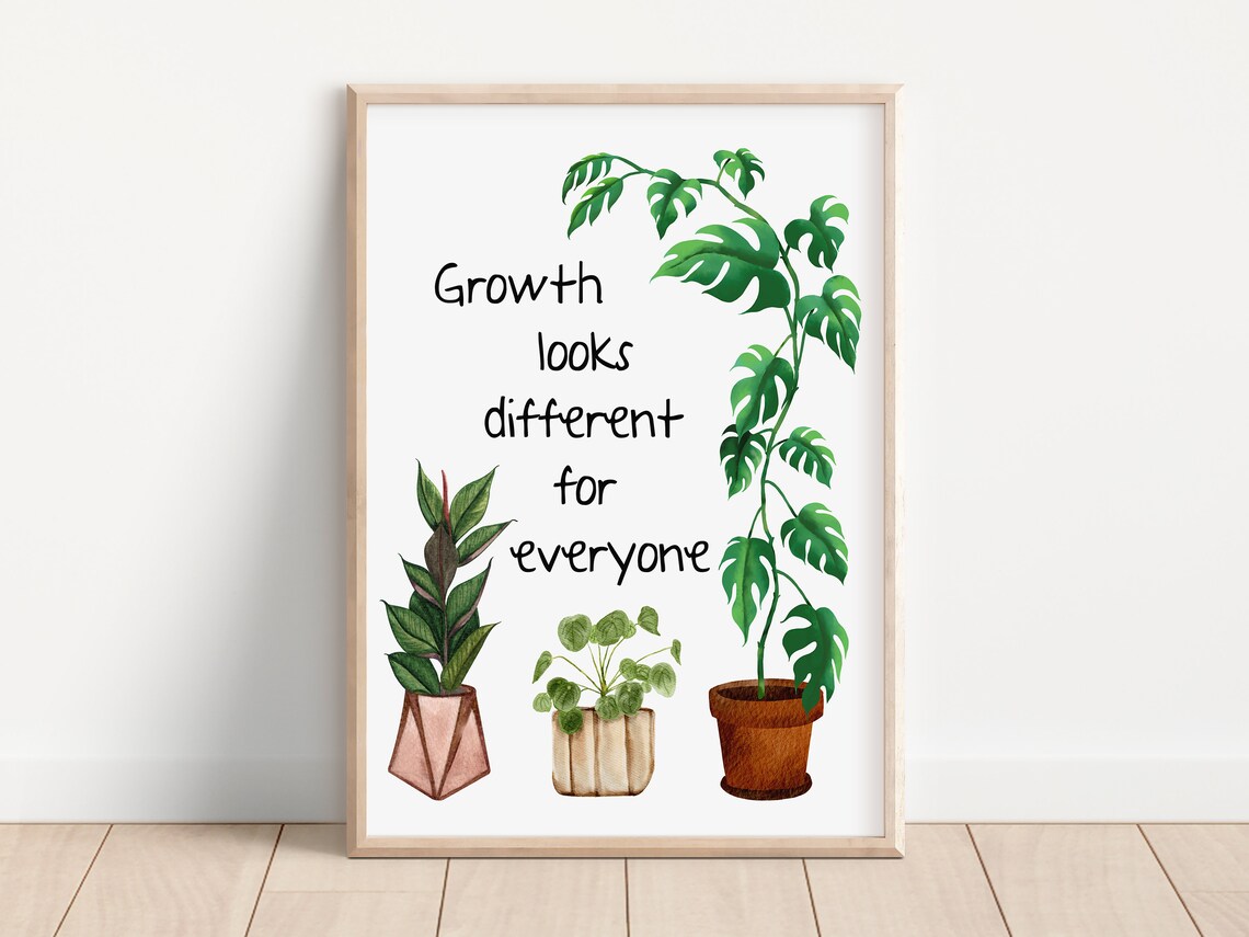 Growth Mindset Poster, Psychology Office Decor