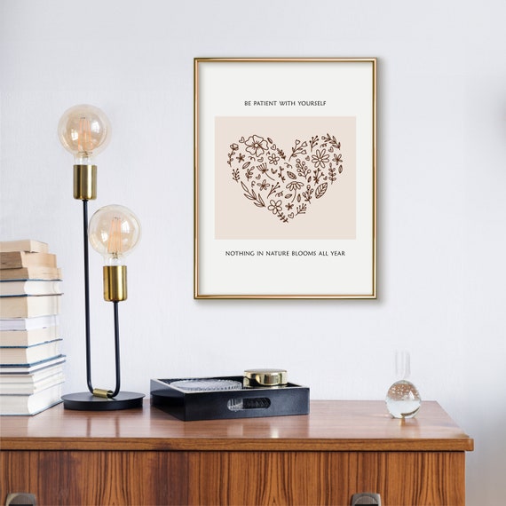 10 Mental Health Posters Psychology Prints For Counselor Office Decor Therapy Wall Art Beige