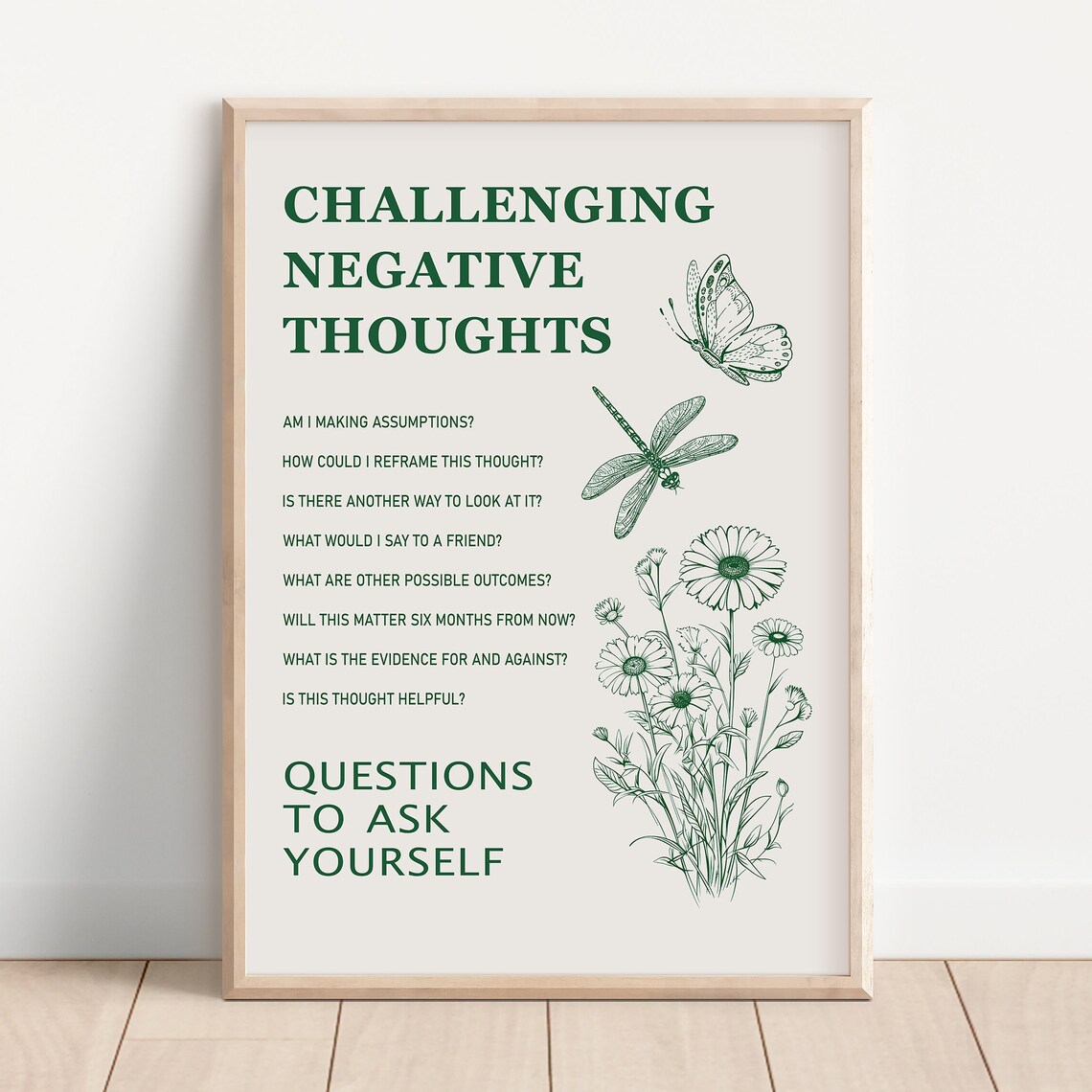 Mental Health Prints, Therapy Office Decor Poster - Image 4