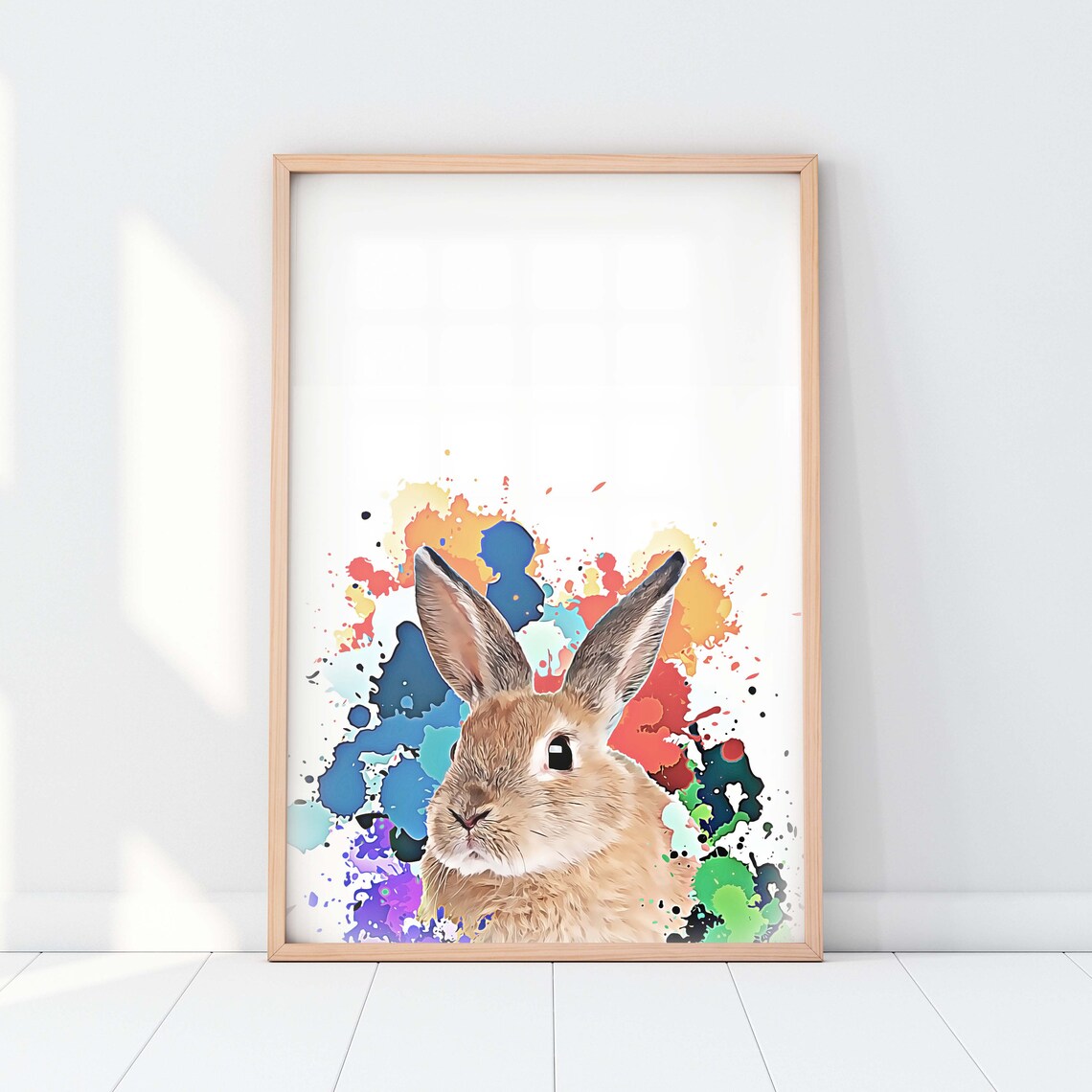 Custom Pet Portrait From Photo, Dog and Cat Print