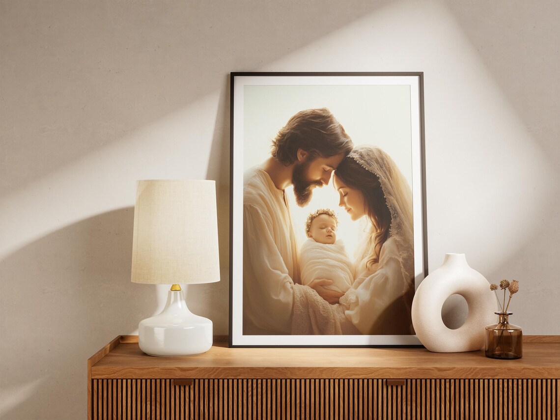 Nativity Christmas Nativity Scene Art Print - Image 4