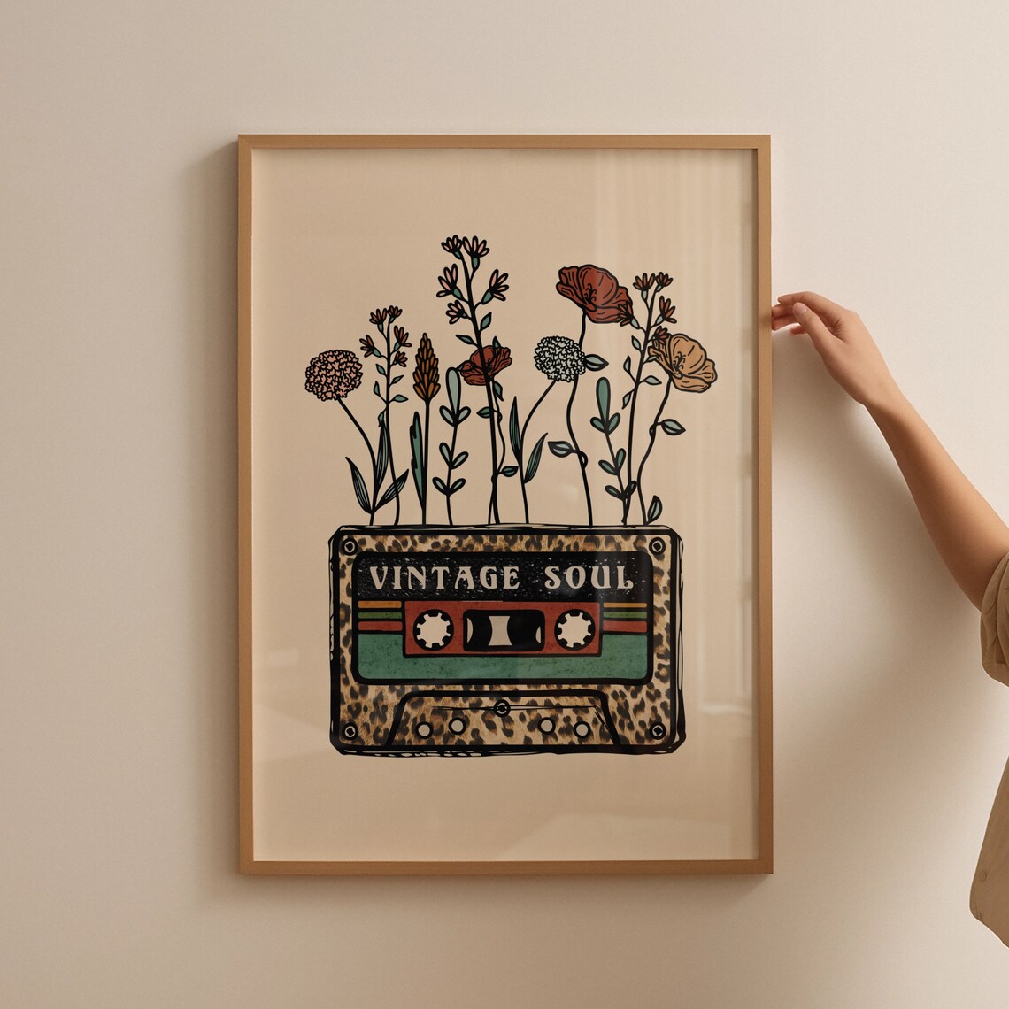 Vintage Soul Retro Poster Print, Hippie Style - Image 4