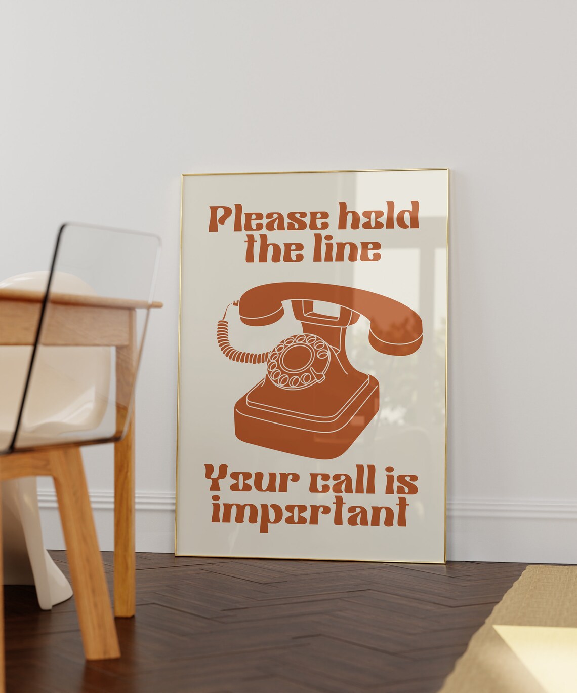 Retro Telephone Print, 70s 80s 90s Humor - Image 2