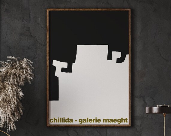 Chillida Exhibition Poster, Galerie Maeght Paris