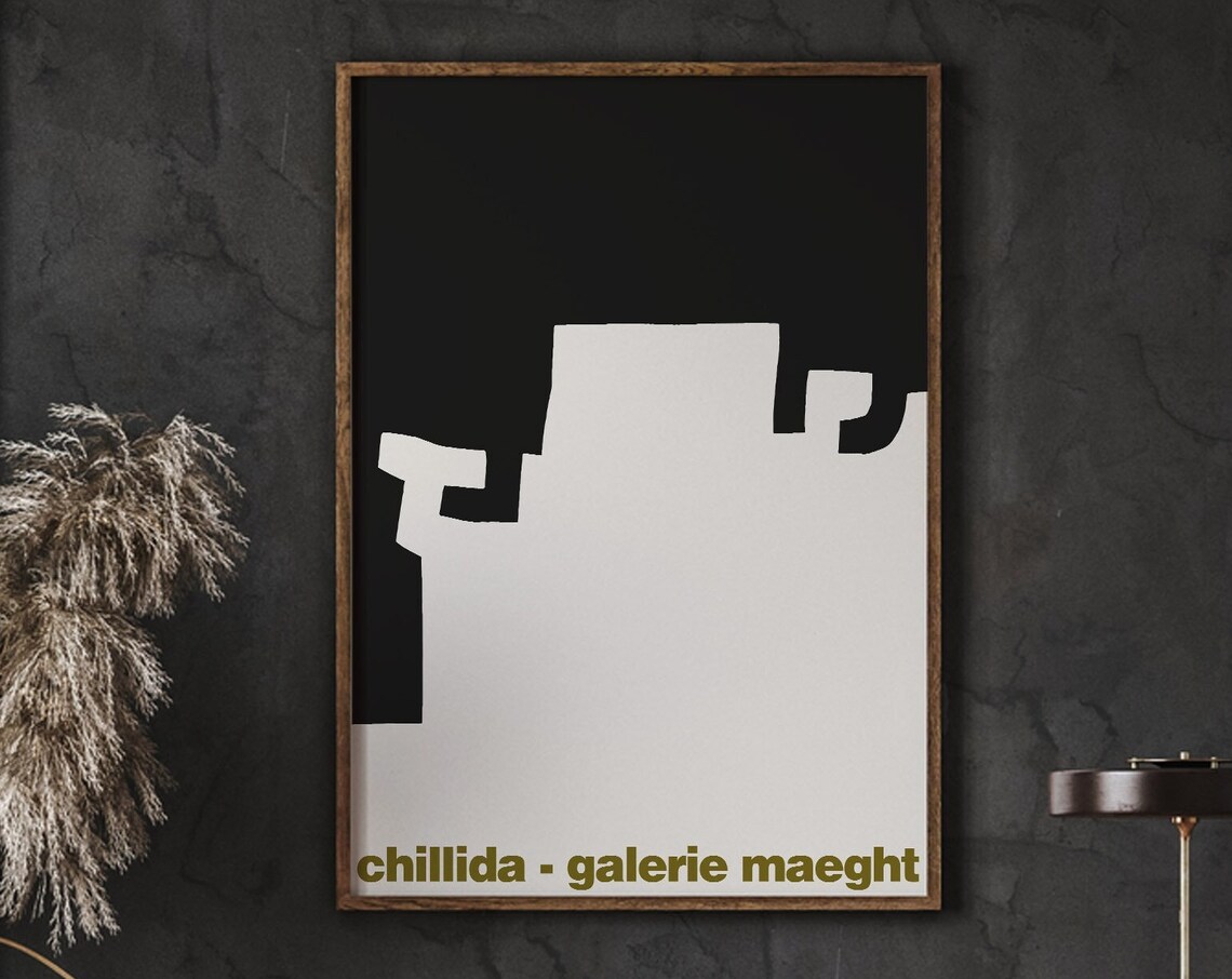 Chillida Exhibition Poster, Galerie Maeght Paris