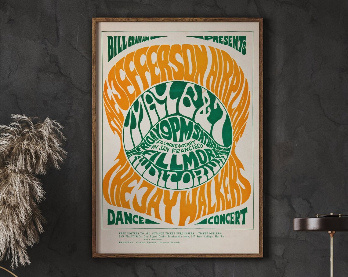 Vintage Music Concert Poster, Summer Of Love