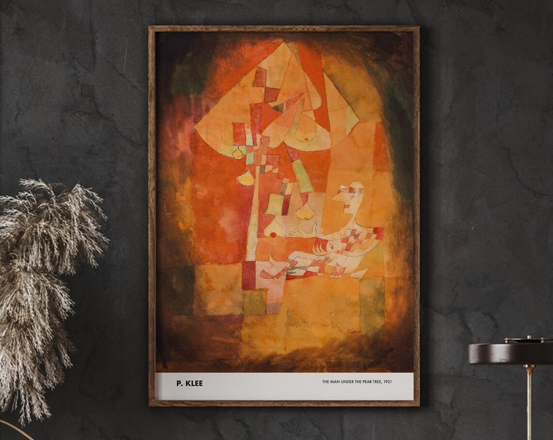 Paul Klee, The Man Under Pear Tree, Art Print