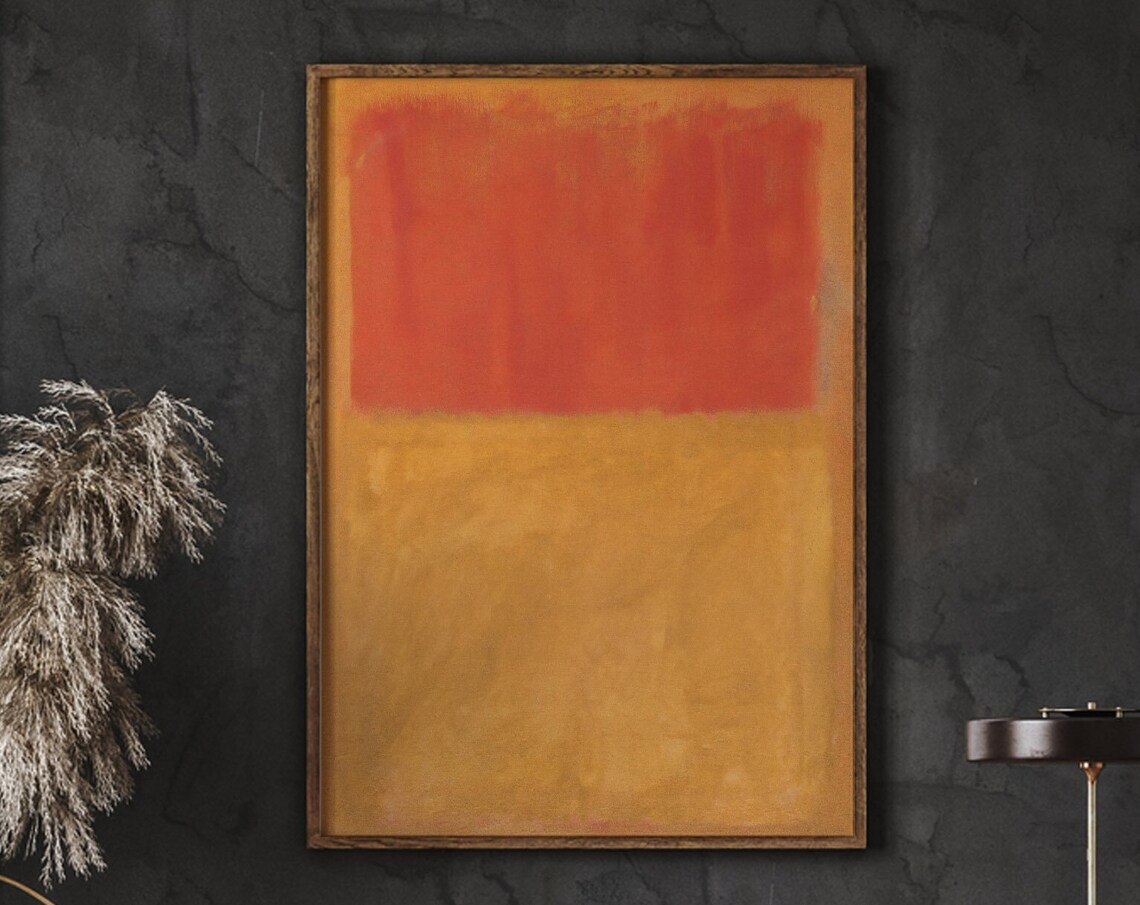 Mark Rothko Orange and Yellow Poster Print