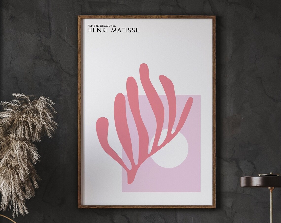 Matisse Exhibition Poster, Scandinavian Art Set