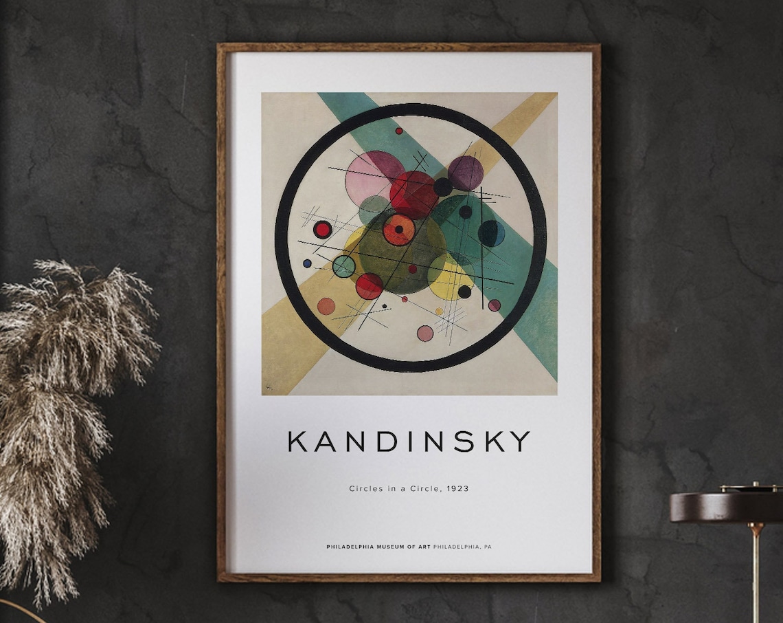 Kandinsky Circles In A Circle 1923 Art Print