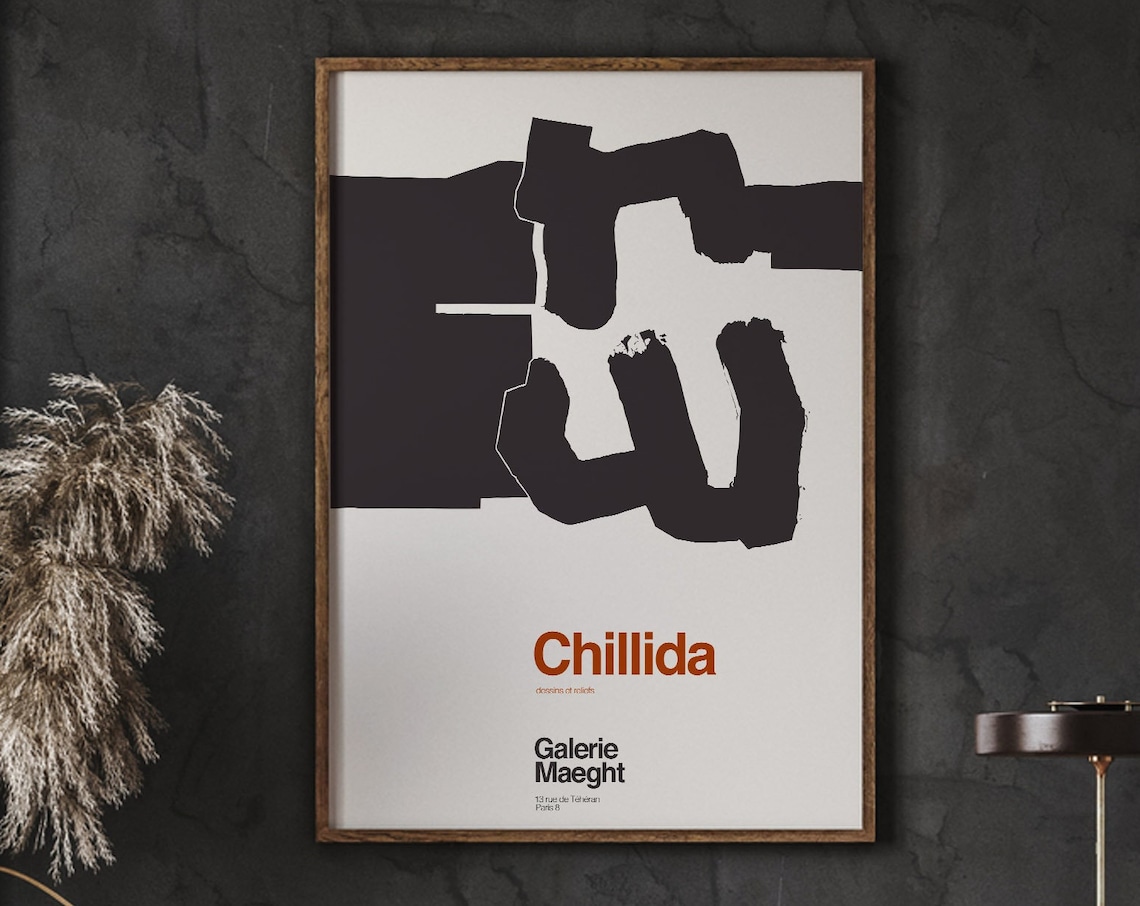 Eduardo Chillida Galerie Maeght Exhibition Poster