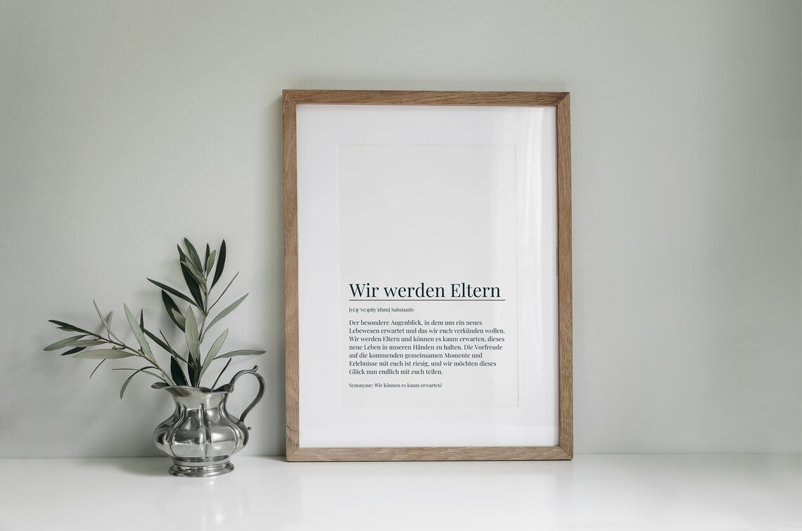 We Are Going to Be Parents Pregnancy Announcement Poster - Image 3