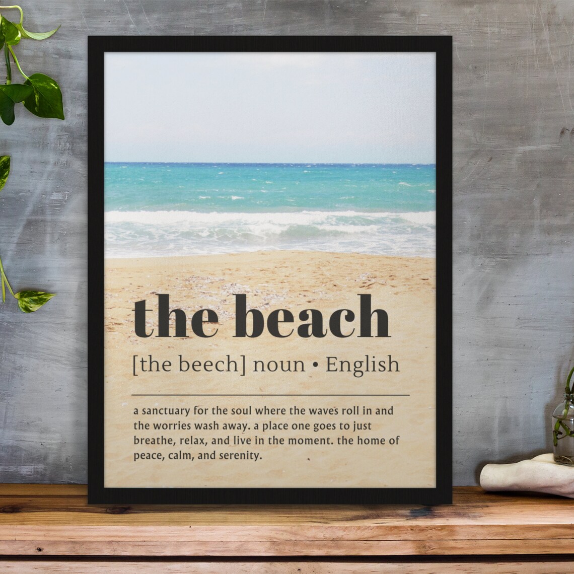 Beach House Definition Print, Coastal Decor Poster - Image 5