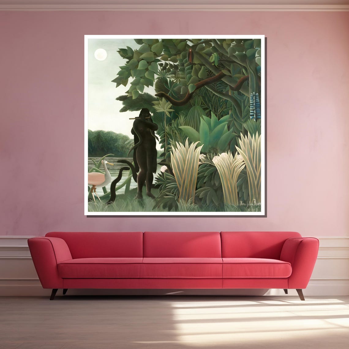 Henri Rousseau The Dream Jungle Scene Classic Art Reproduction Poster - Image 3