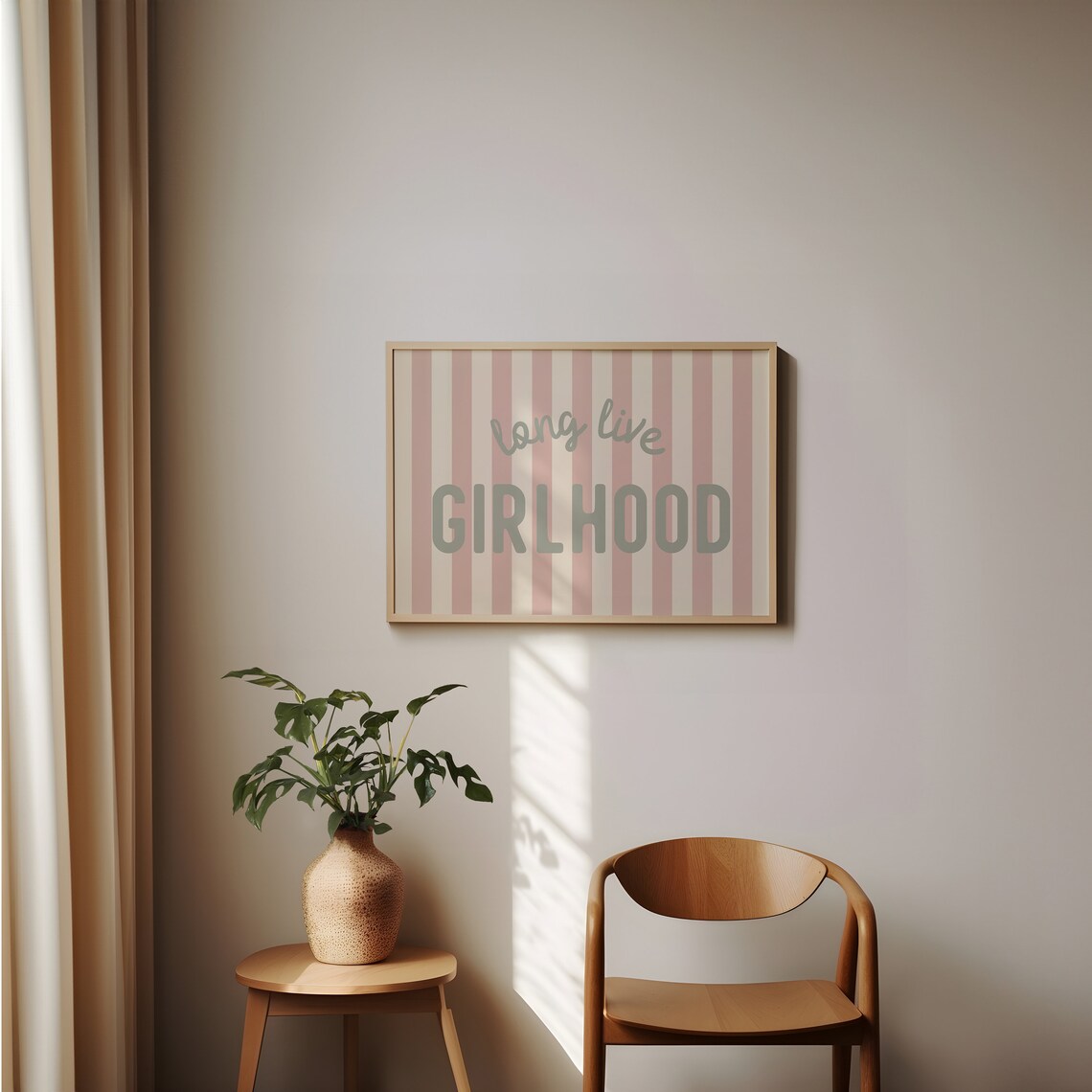 Long Live Girlhood Girl Room Nursery Wall Art