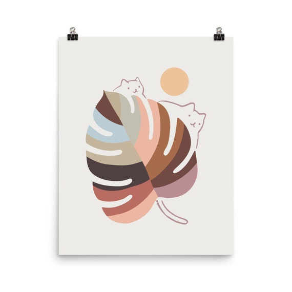 Cat Landscape 76 Art Print