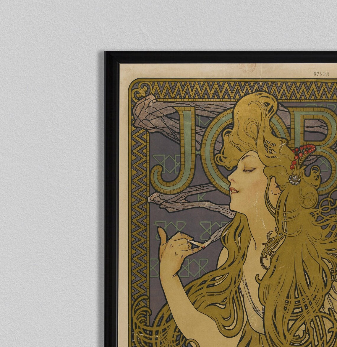 Alphonse Mucha Art Nouveau Decorative Art Print - Image 2