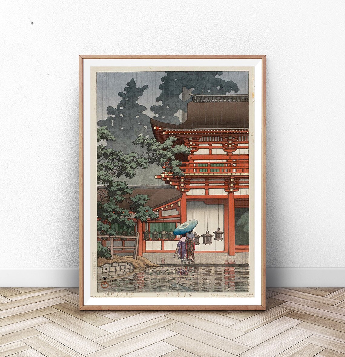 Kasuga Shrine In Nara, Ukiyo-E Art Print