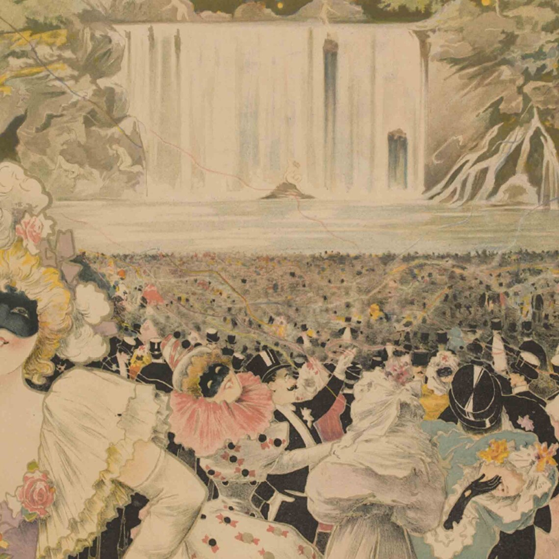 Vintage French Paris Opera Theatre Art Print - Image 2