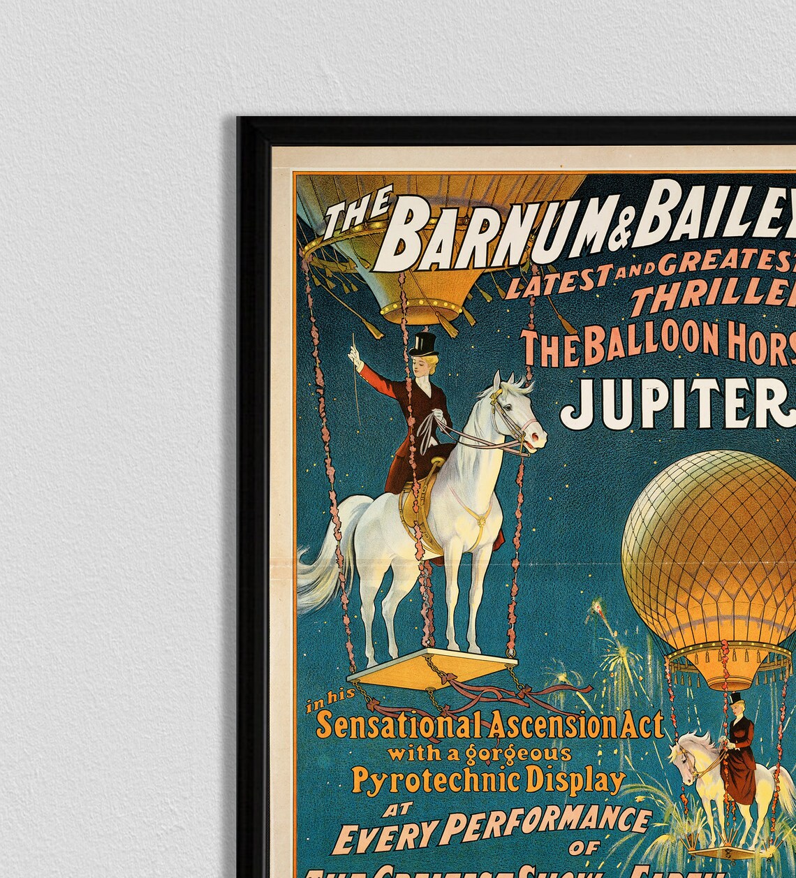 Vintage Circus Animal Nursery Poster Art - Image 2